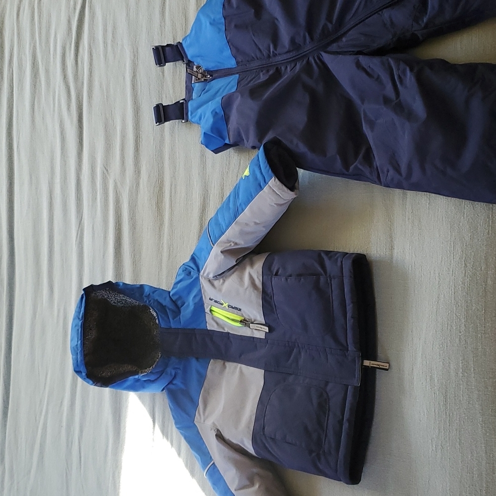 ZeroXposur Blue and Gray Kids Snow Set